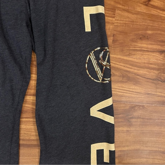 Victoria's Secret Love Sequin Shimmer Sweatpants Lounge Pants VS - Picture 2 of 4